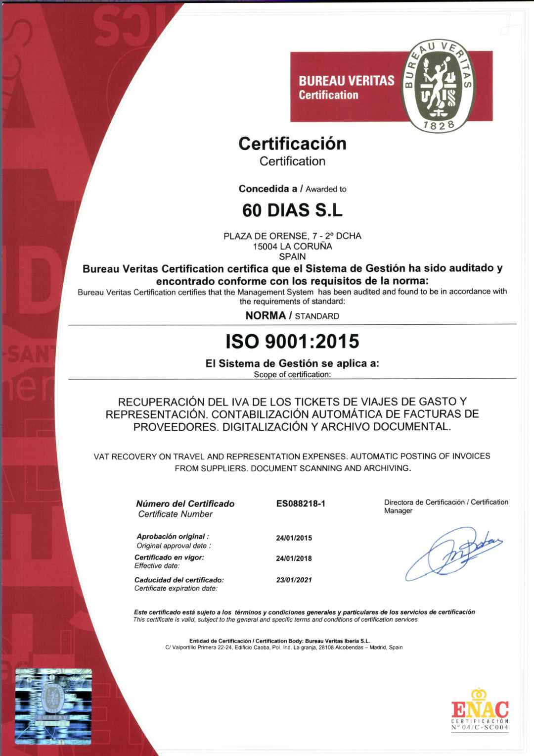 CERTIFICADO ISO 9001.2015
